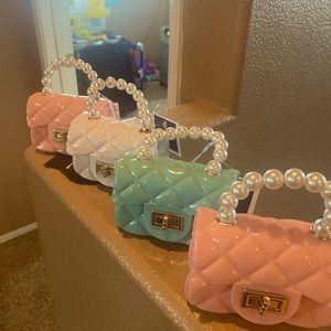 Jelly Crossbody Purse White